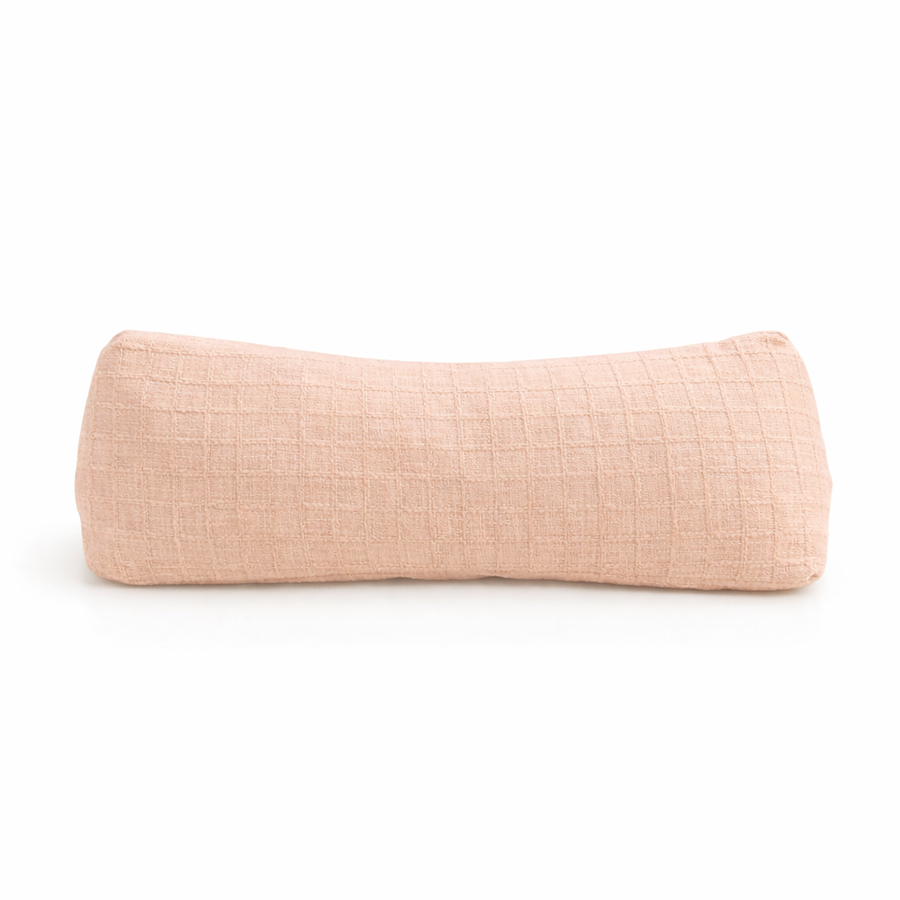 Neck & Cervical Pillows, Pillow Cervical Neck Roll Pillow Buckwheat Hulls Filling Cooling Triangle Organic Buckwheat Pillow (GulSneh-Peach))