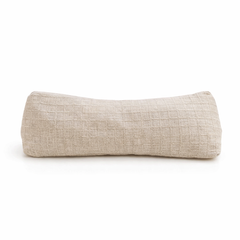 Neck & Cervical Pillows, Pillow Cervical Neck Roll Pillow Buckwheat Hulls Filling Cooling Triangle Organic Buckwheat Pillow (ShanSandal - Sand)