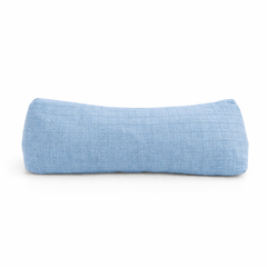 Neck & Cervical Pillows, Pillow Cervical Neck Roll Pillow Buckwheat Hulls Filling Cooling Triangle Organic Buckwheat Pillow (NeelVayu - Blue)