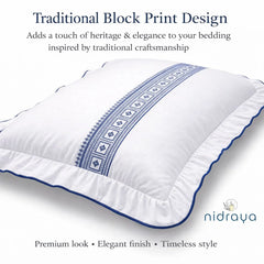 Natural Buckwheat Pillow for Sleeping with Organic Cotton Pillowcase | Adjustable Loft | Breathable for Cool Sleep | 14 x 20 in (Small)