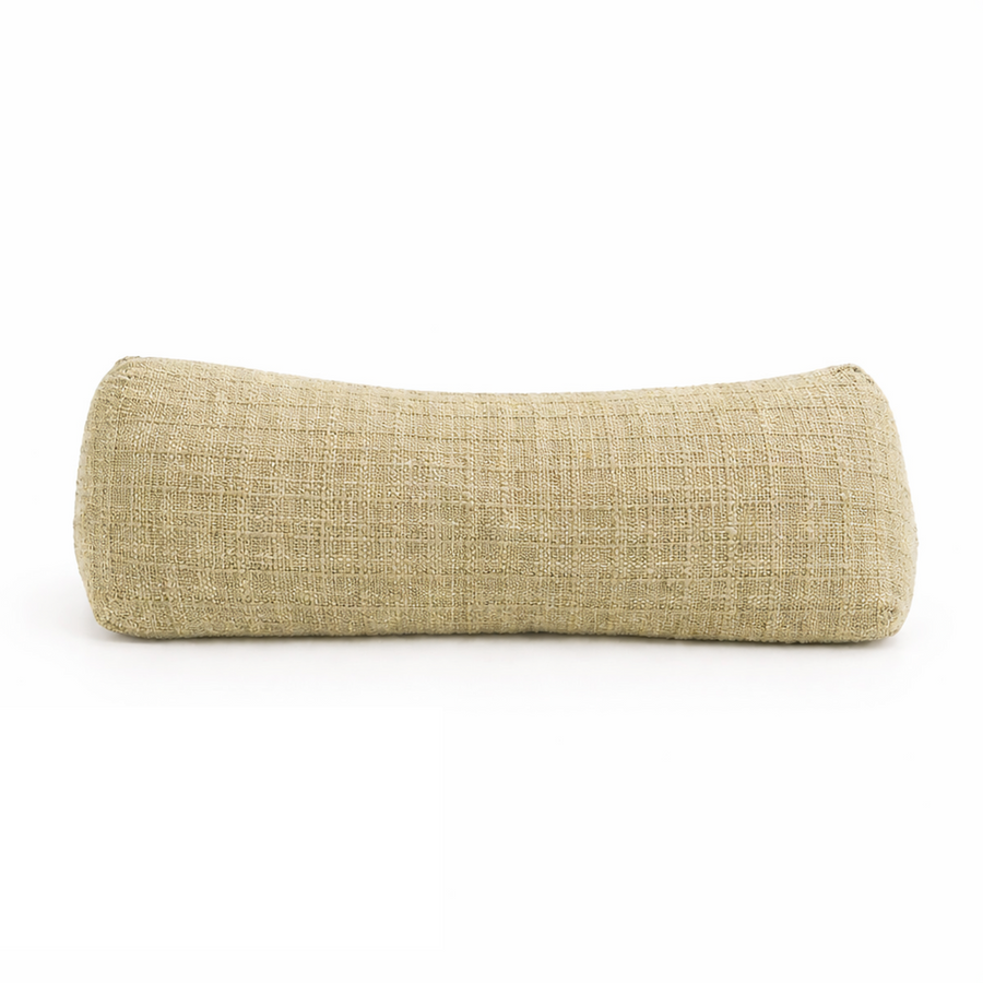 Neck & Cervical Pillows, Pillow Cervical Neck Roll Pillow Buckwheat Hulls Filling Cooling Triangle Organic Buckwheat Pillow (PrithMeh - Beige)