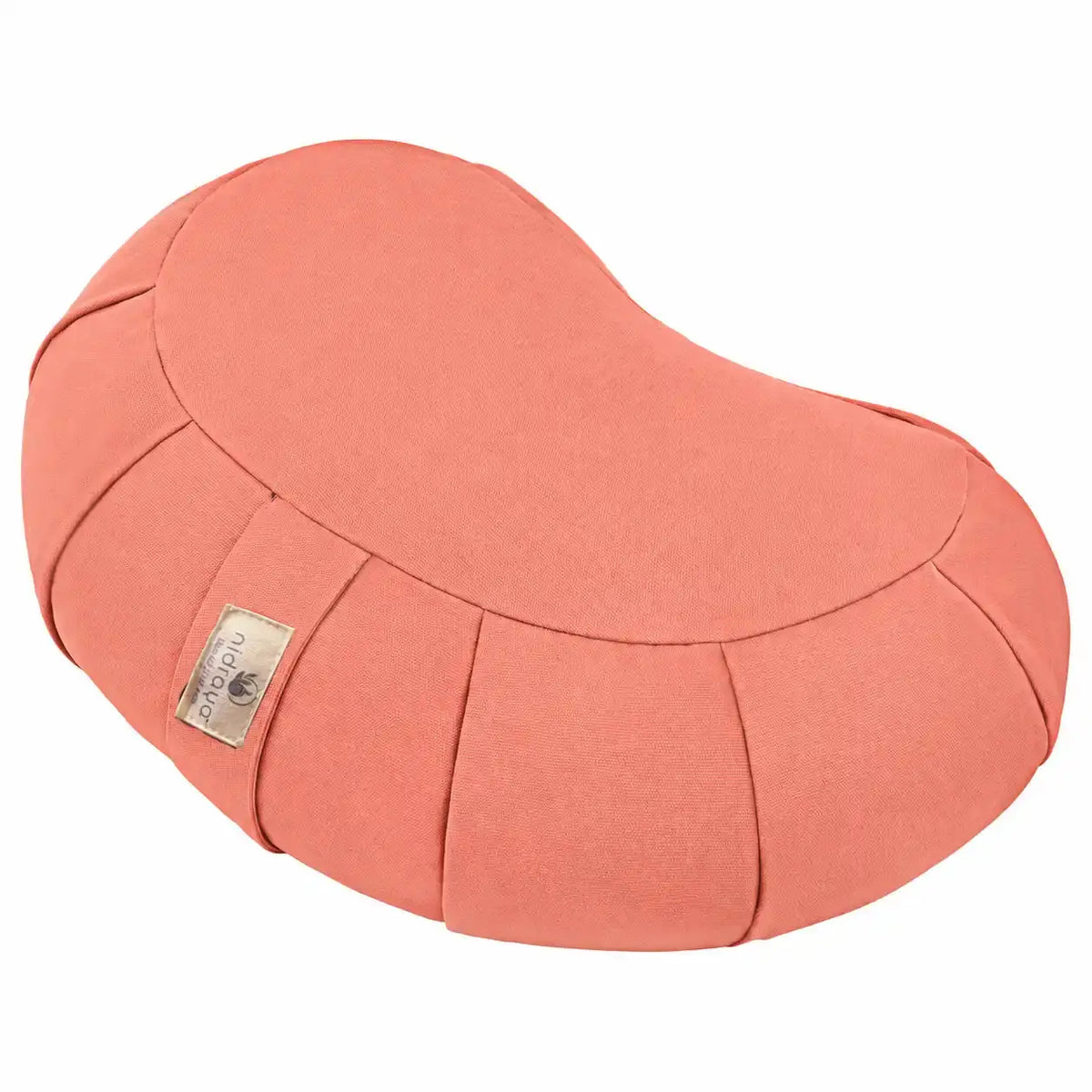 Nidraya Crescent Zafu Meditation Cushion – Peachy Pink