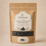 Activated Charcoal Detox Foot Soak Salt 250g | Premium Deep Cleanse Foot Soak with Epsom Salt, Activated Charcoal, Bentonite Clay & Tea Tree Oil | Refreshes Sweaty Feet, Helps Fight Odour & Revives Tired Feet | Home Spa Foot Care