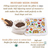 Tink Rink Mustard Seeds Pillow – (Little Beach Buddy) Nidraya thumbnail