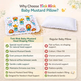 Tink Rink Mustard Seeds Pillow – Little Safari Snuggle Nidraya thumbnail
